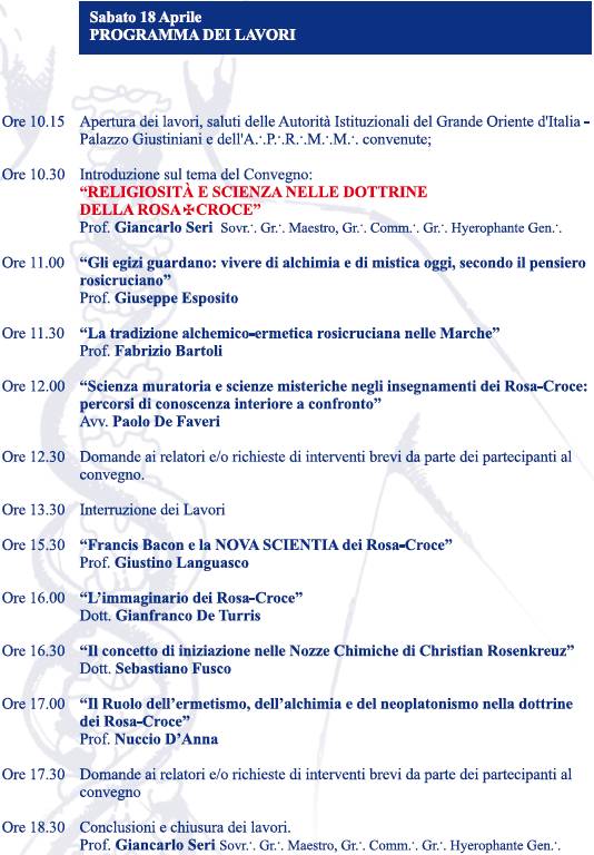 Programma Convegno